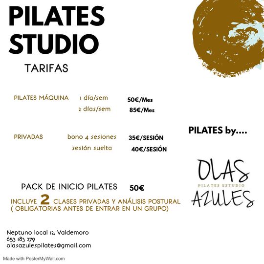 Olas Azules Pilates Studio tarifas